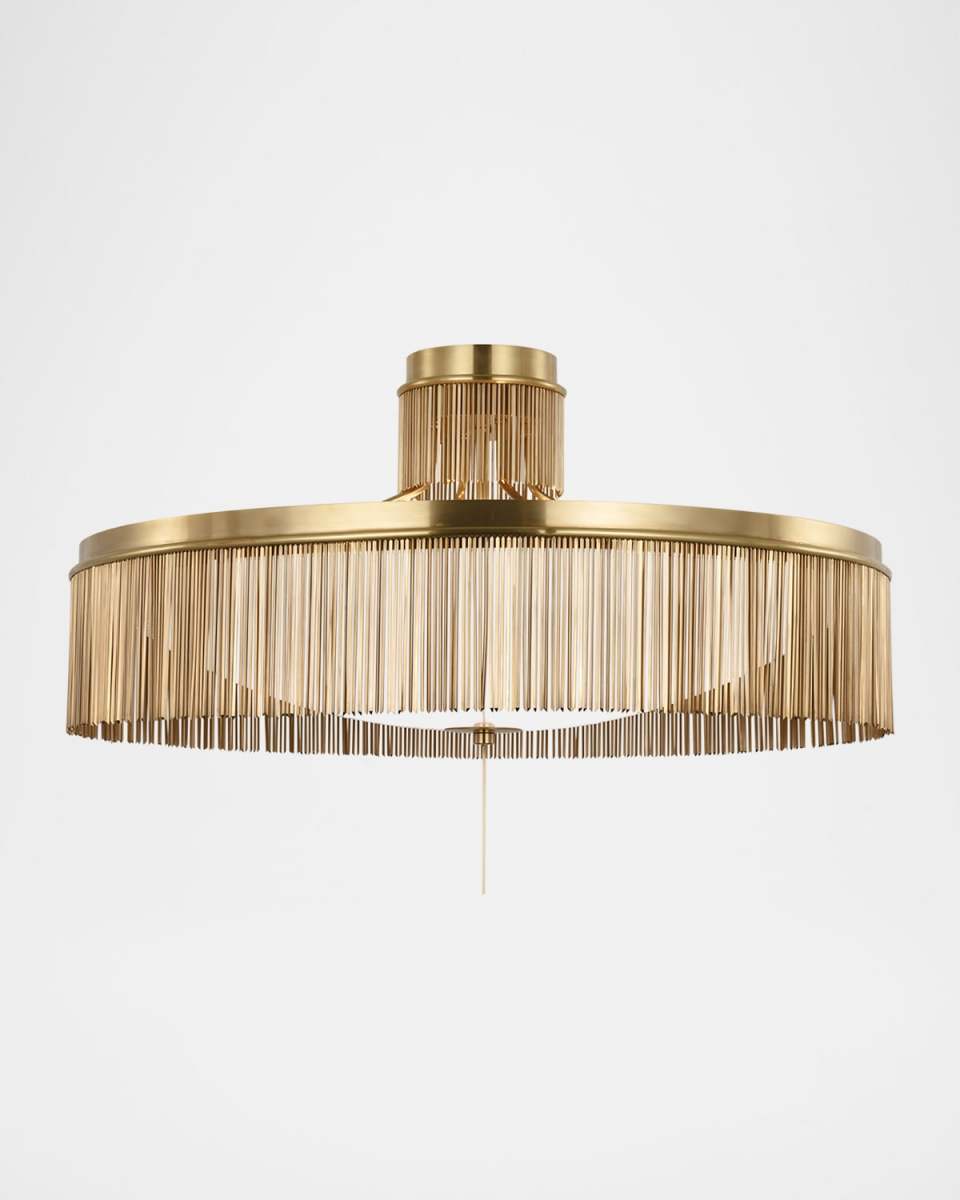 Sutton 32" 3-Light Flush Mount by Fisher Weisman